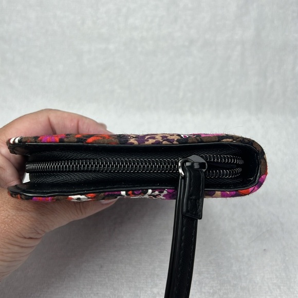 Vera Bradley Women's Floral Wallet - Purple and Red - Picture 5 of 7